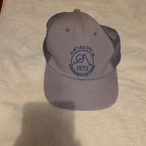 Patagonia Gray and Blue Trucker Hat